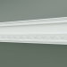 3d model Plaster cornice with ornament KV042-1 - preview