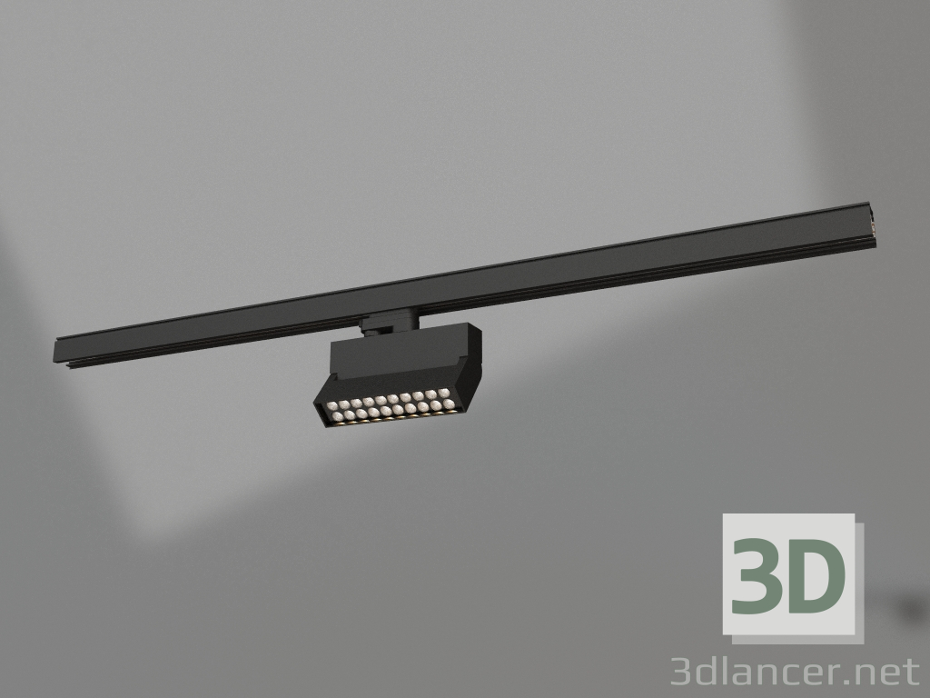 Modelo 3d Lâmpada LGD-LOFT-TRACK-4TR-S170-10W Branco6000 (BK, 24 graus, DALI) - preview