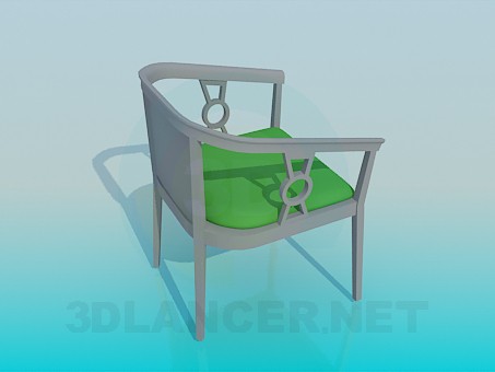 modelo 3D Silla - escuchar modelo 3D Silla - escuchar