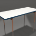 Modelo 3d Mesa de jantar (azul cinza, DEKTON Zenith) - preview