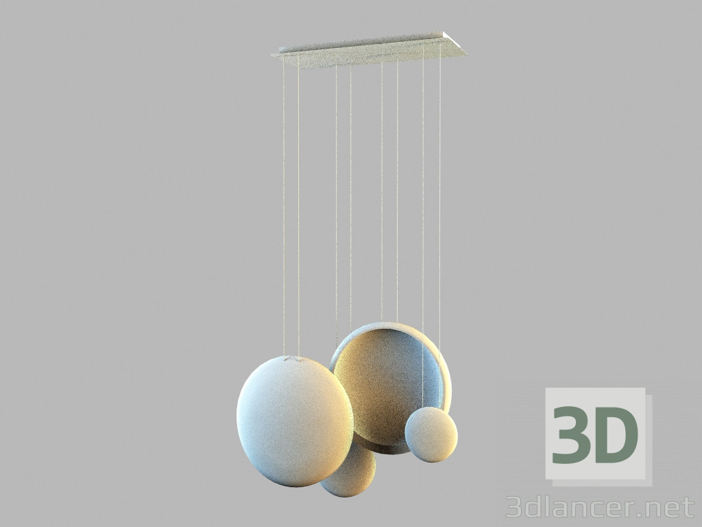 modèle 3D Lampe à suspension 2516 - preview