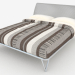 3d модель Ліжко двоспальне Essentia – превью