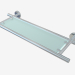 3d model Glass shelf CANYON (L 500) - preview