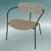 3d model Chair Pavilion (AV6, H 70cm, 65x69cm, Lacquered oak, Leather - Silk Aniline) - preview