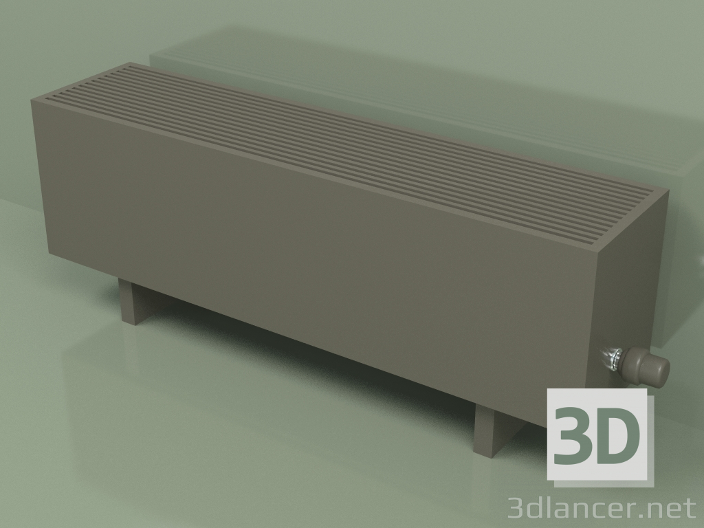 modello 3D Convettore - Aura Basic (280x1000x236, RAL 7013) - anteprima