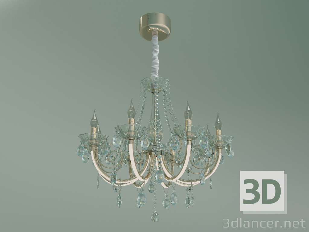 3d model Hanging chandelier 412-8 (Strotskis) - preview