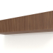 modèle 3D Étagère suspendue ST 06 (2 portes ondulées, 1200x315x250, bois brun clair) - preview