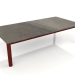 modello 3D Tavolino 70×140 (Rosso vino, DEKTON Radium) - anteprima