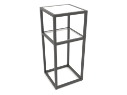 Square cabinet (GLASS, 30x30x70)