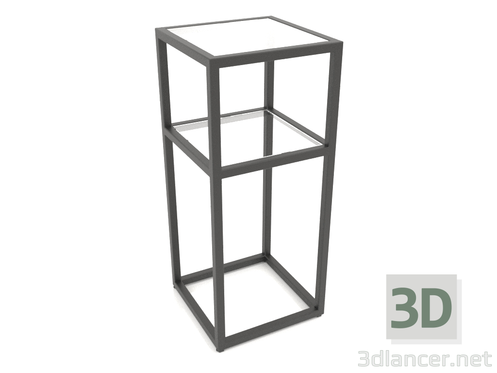 3d model Mueble cuadrado (VIDRIO, 30x30x70) - vista previa