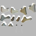 modèle 3D Éléments de suspension luminaire AMEBA (2200, 2201, 2205, 2206, 2210, 2211, 2215, 2216, 2220, 2221, - preview