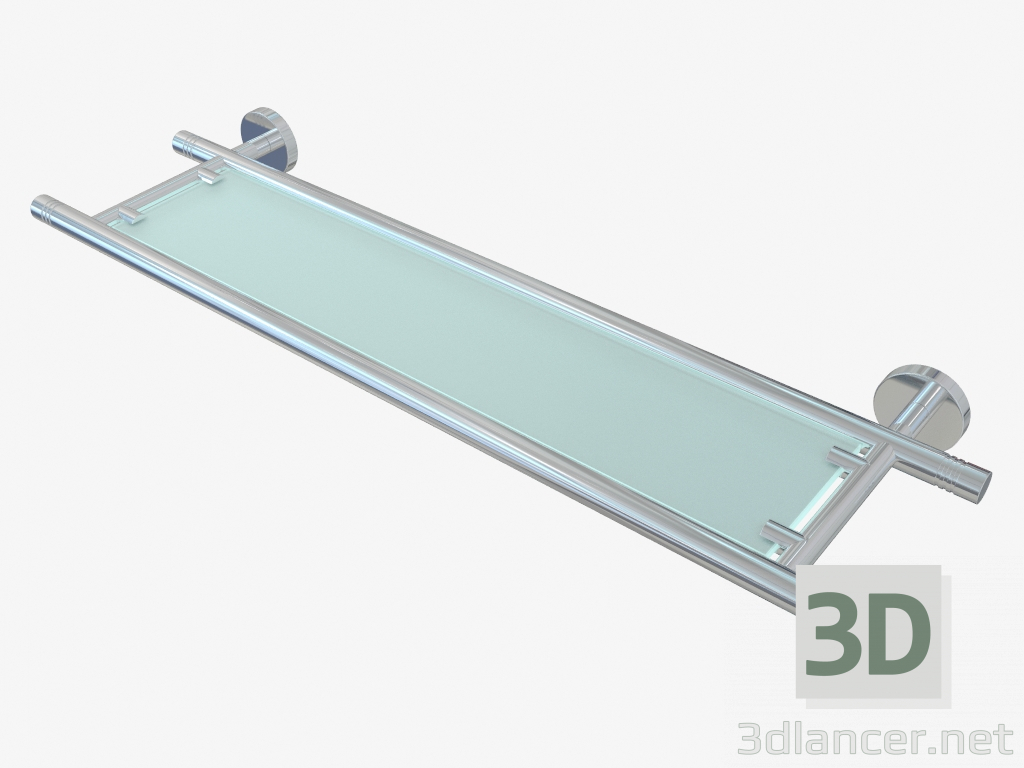 modèle 3D Tablette CANYON en verre (L 600) - preview