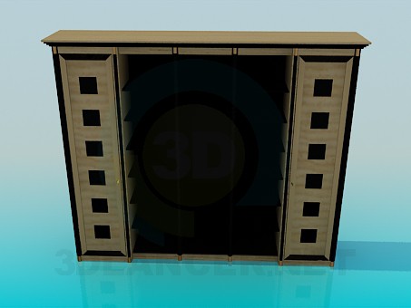3d model Wine cabinet - preview