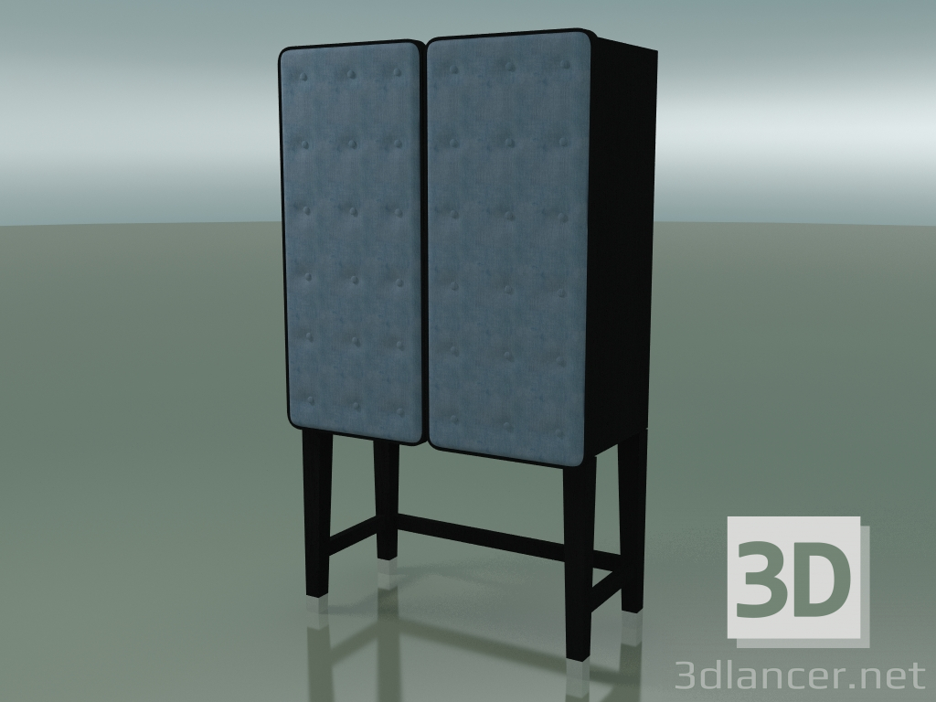 3D modeli Soyunma dolabı (85, Siyah) - önizleme
