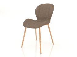 Cadeira Debby (madeira marrom)