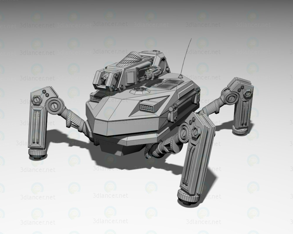 Ingeniería bot Praefectus M2 3D modelo Compro - render Ingeniería bot Praefectus M2 3D modelo Compro - render