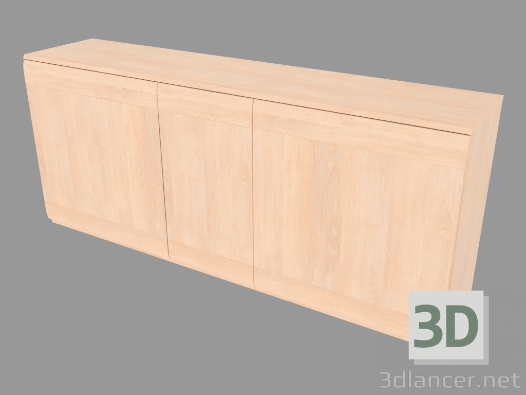 3d model Chest of three sections (6110-60) - preview