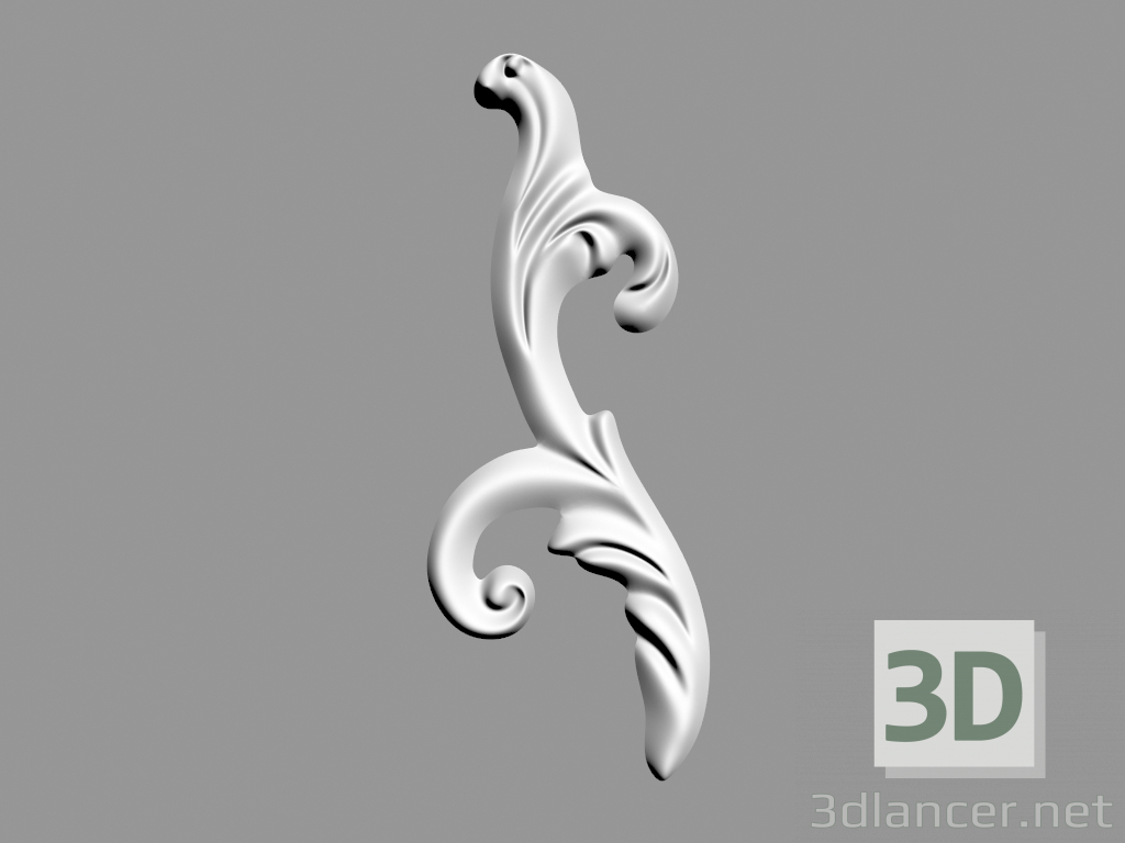 3D modeli Duvar dekorasyonu (F20) - önizleme