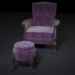 modello 3D di sedia pouf comprare - rendering