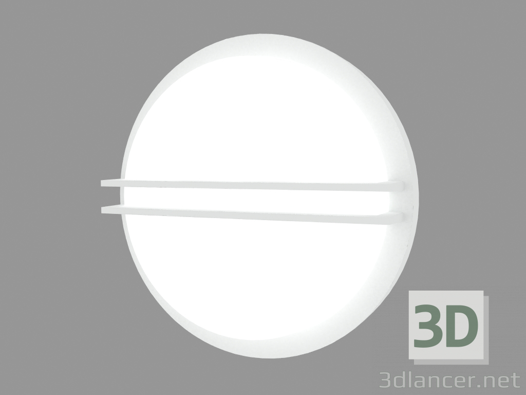 Modelo 3d Aplique ZEN ROUND WITH GRILL (S6955W) - preview