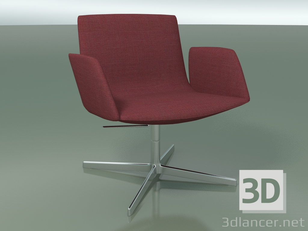 Modelo 3d Cadeira para descanso 4915BR (4 pernas, com braços macios) - preview