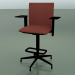 3d model Low back stool 6507 (5 legs, with removable padding, 3D adjustable armrest XL, V39) - preview