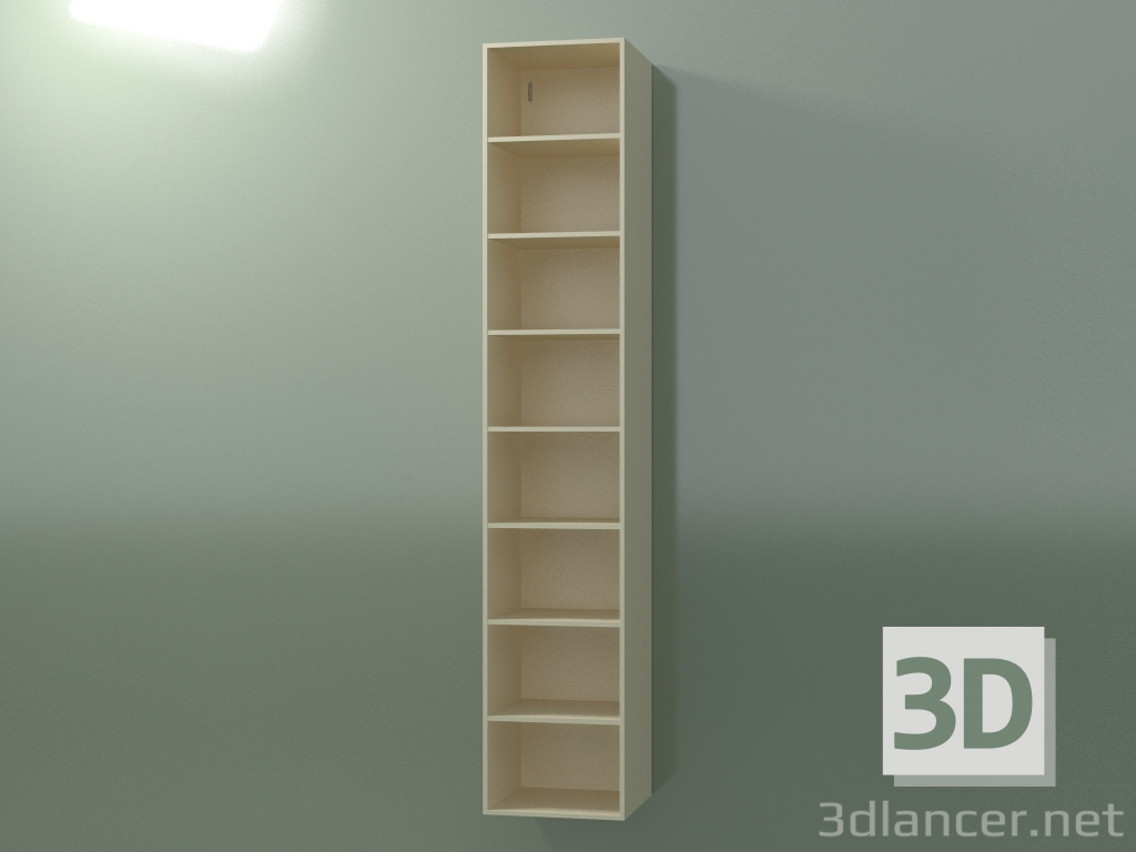 3d model Wall tall cabinet (8DUBFD01, Bone C39, L 36, P 36, H 192 cm) - preview