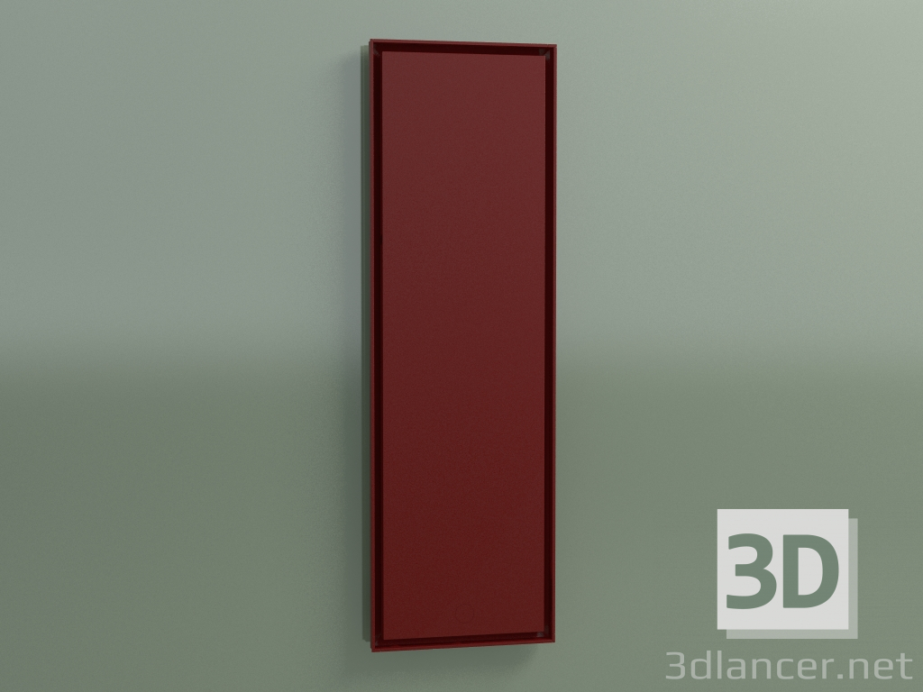 3d model Radiator Face (1600x500, Claret - RAL 3003) - preview