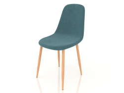 Chair Alister (turquoise-wood)