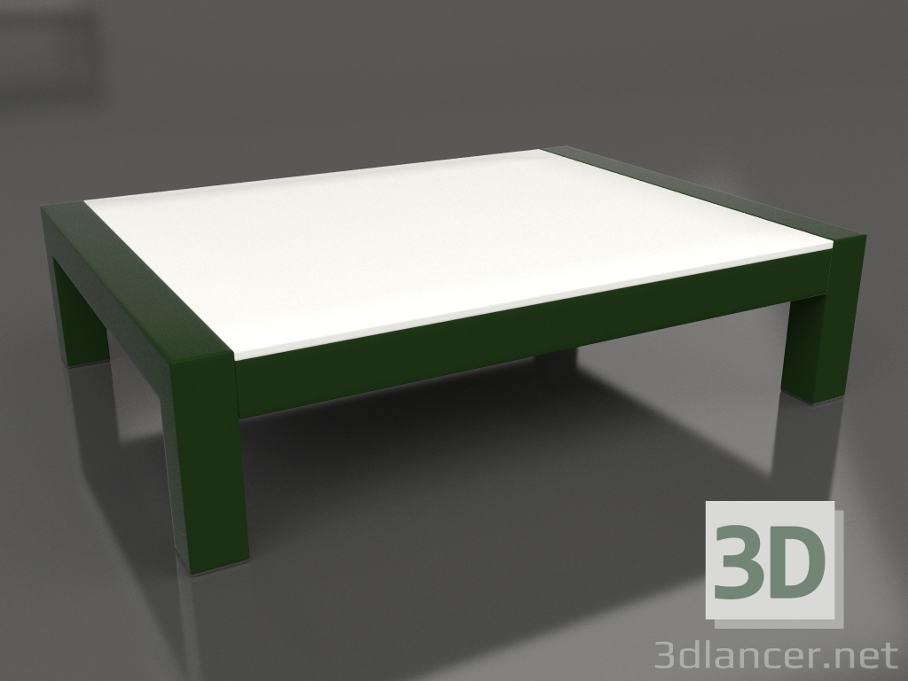 3d модель Кофейный стол (Bottle green, DEKTON Zenith) – превью