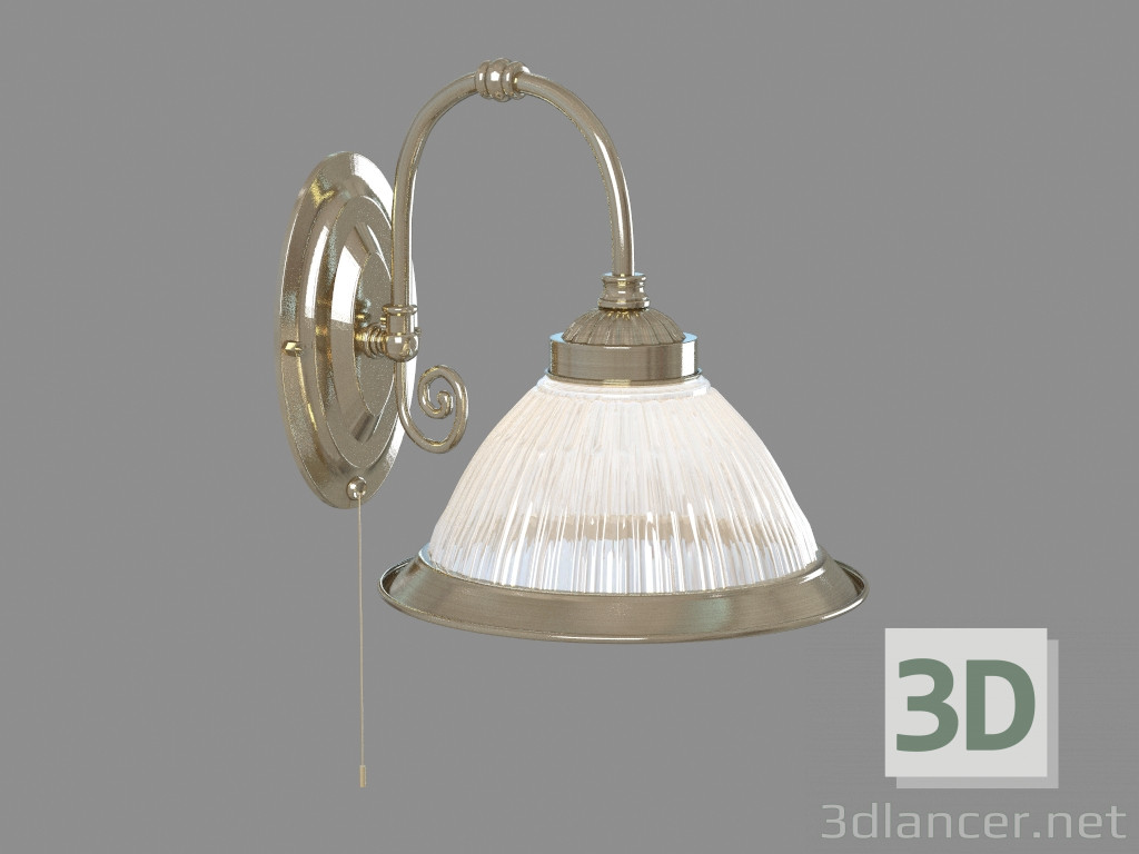 3 डी मॉडल Sconce A9366AP-1AB - पूर्वावलोकन