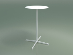 Table ronde 5561 (H 103,5 - Ø 59 cm, Blanc, V12)