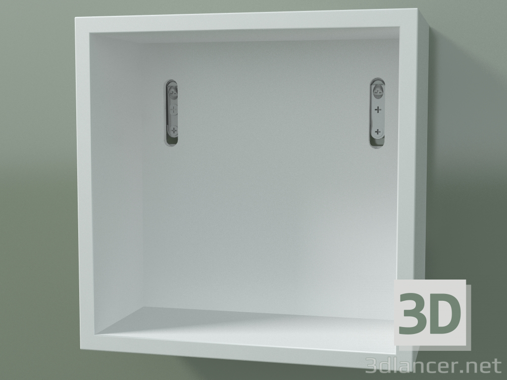 3d model Wall tall cabinet (8DUACA01, Glacier White C01, L 24, P 12, H 24 cm) - preview