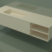 modèle 3D Lavabo avec tiroir et compartiment (06UC924S2, Bone C39, L 168, P 50, H 36 cm) - preview