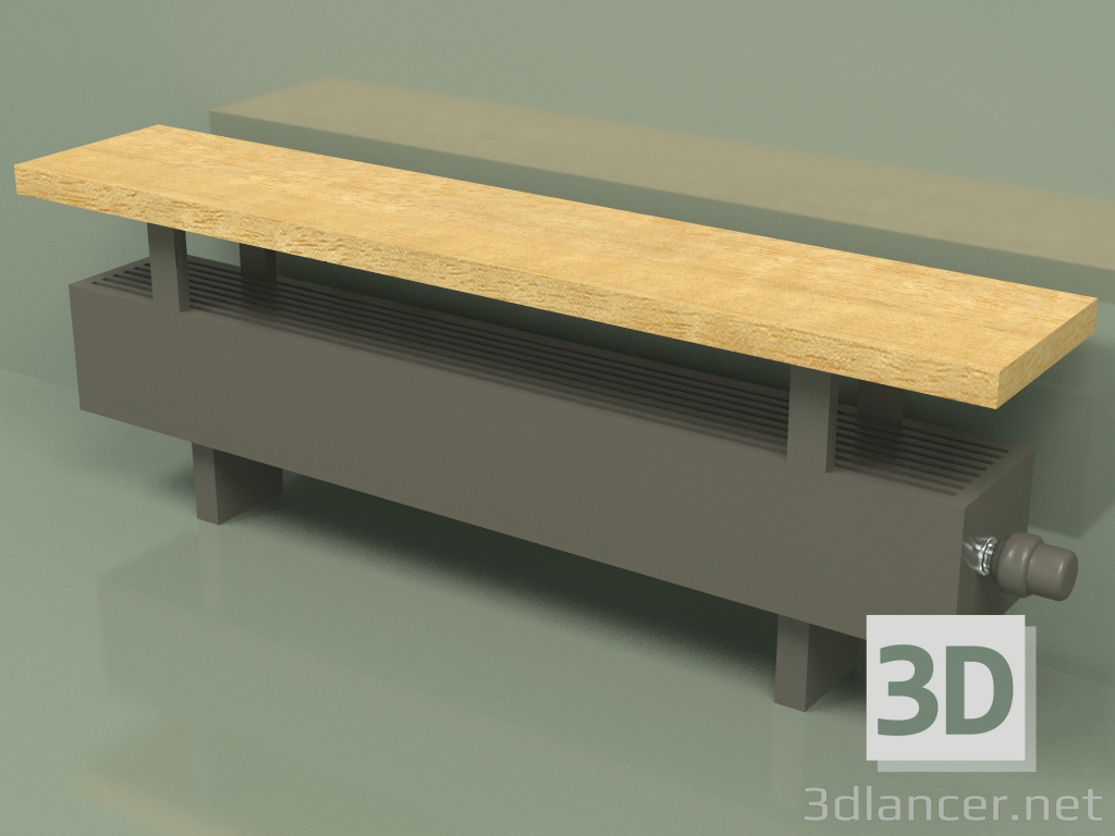 3D modeli Konvektör - Aura Bank (140x1000x146, RAL 7013) - önizleme