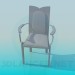 3D modeli Özgün tasarımlı sandalye - önizleme