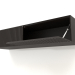 3d model Hanging shelf ST 06 (open door) (1200x315x250, wood brown dark) - preview