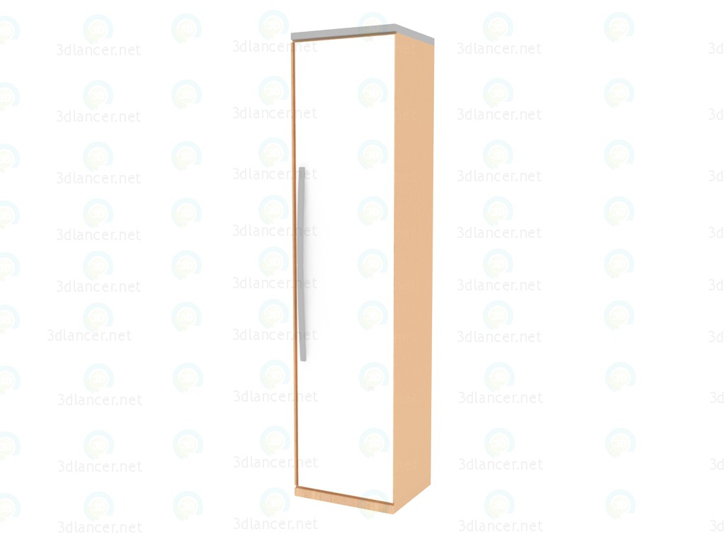 3d model Wardrobe 1 door NM124_20-12 - preview