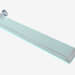modèle 3D Etagère en verre CANYON avec limiteur (L 600) - preview