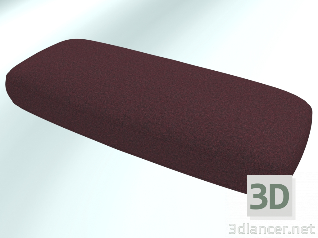 3d model Decorative pillow rectangular OORT (60Х25) - preview