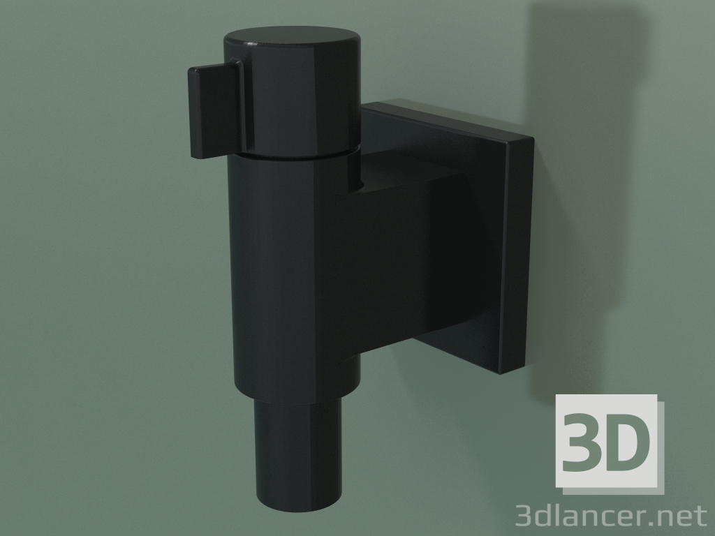 3D Modell Wandverbindungsbogen mit Ventil (28 451 985-33) - Vorschau