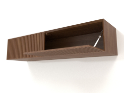Hanging shelf ST 06 (open door) (1200x315x250, wood brown light)