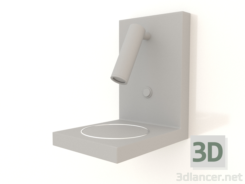 3D Modell Wandleuchte (6750) - Vorschau