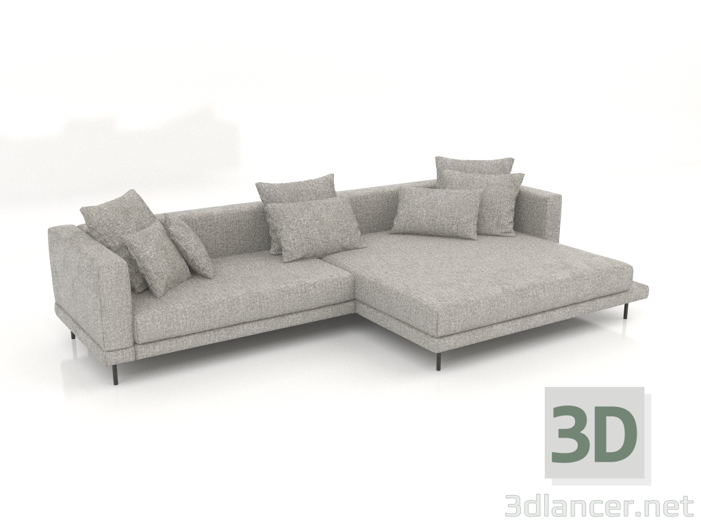 3D Modell Sofa Carol 3360 x 1800 (Zeus 4) - Vorschau