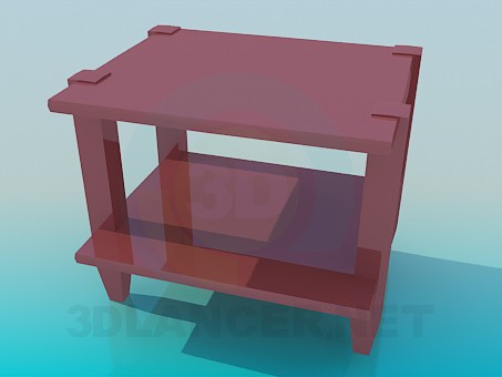 3d model Coffee table - preview 3d model Coffee table - preview
