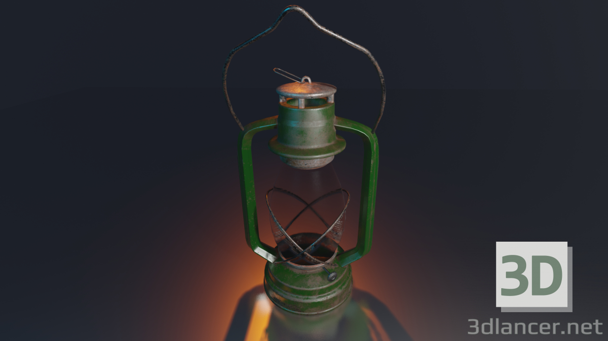 3D Modell Bat Lampe - Vorschau