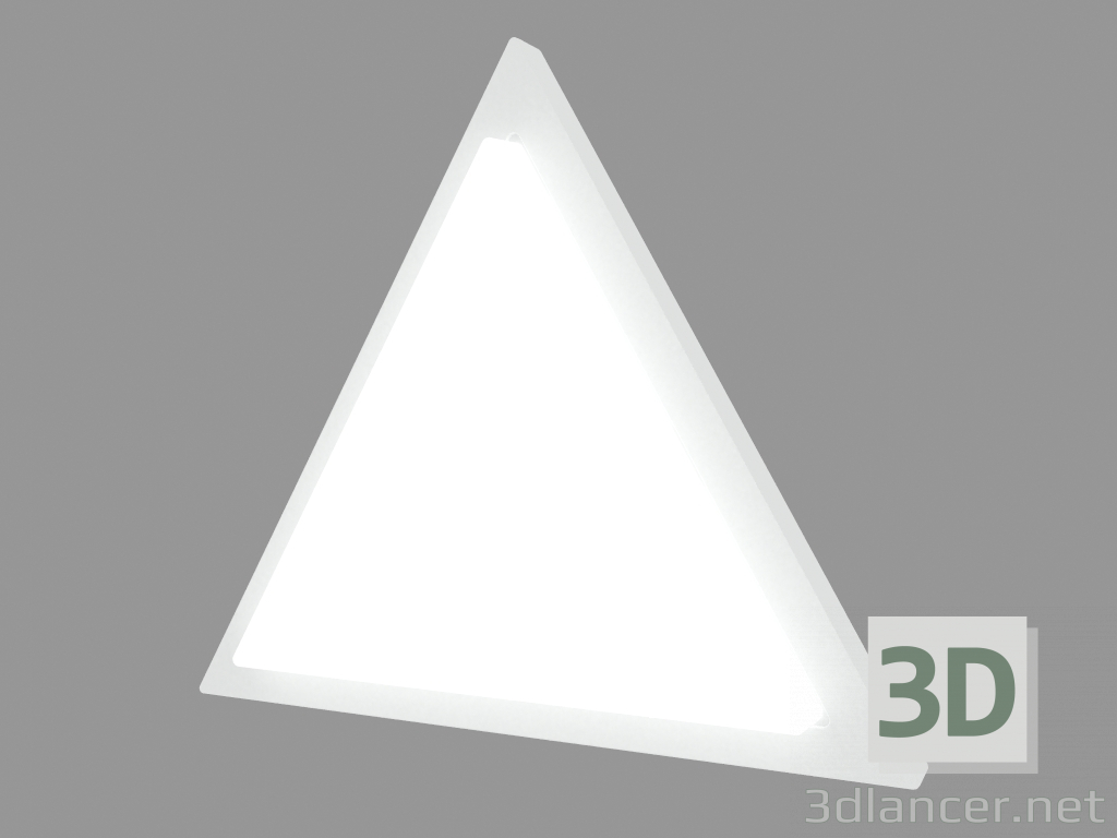 3d model Wall lamp ZEN TRIANGULAR (S6970W) - preview