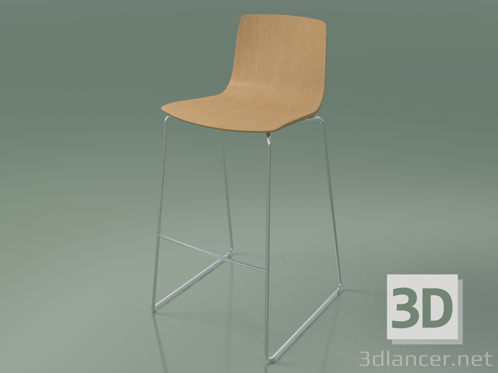 3D modeli Bar sandalyesi 3912 (meşe) - önizleme