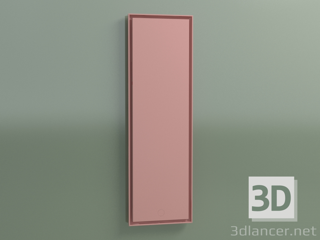 3 डी मॉडल रेडिएटर फेस (1600x500, गुलाबी - आरएएल 3015) - पूर्वावलोकन
