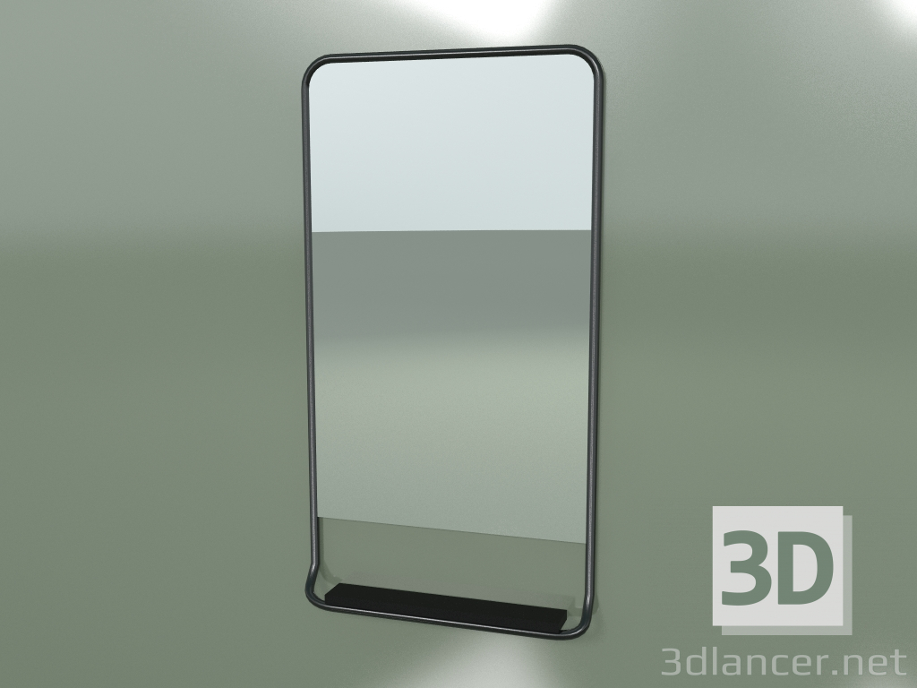 3d model Espejo colgante con balda - vista previa